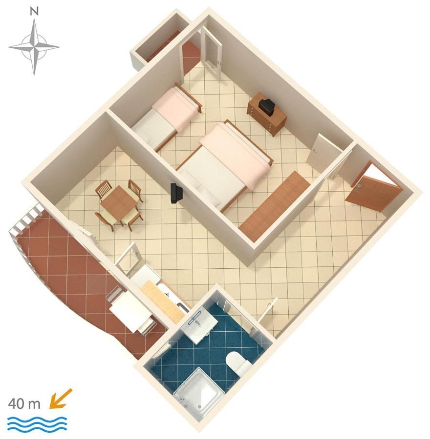 Apartment Metajna 6498E מראה חיצוני תמונה